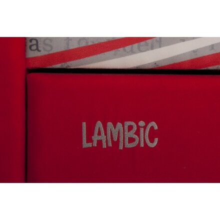 Кровать детская LAMBIC красный с белым Белый