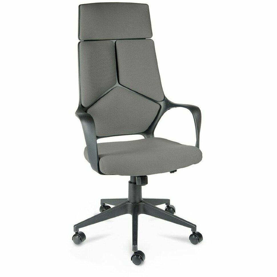 Кресло офисное / IQ / (black plastic, dark grey) черный пластик / темно-серая ткань Кресло офисное / IQ / (black plastic, dark grey) черный пластик / темно-серая ткань