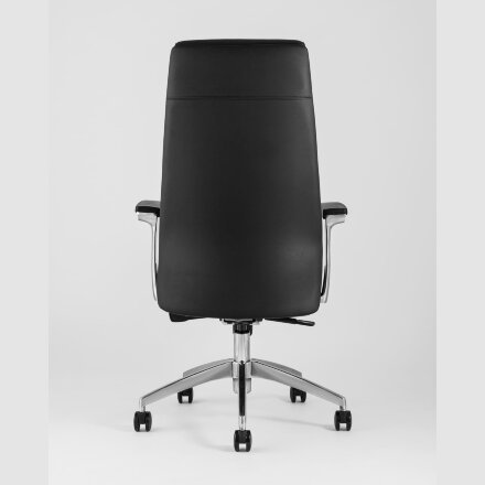 Компьютерное кресло TopChairs для руководителя TopChairs Armor офисное черное обивка экокожа крестовина металл 