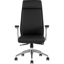 Компьютерное кресло TopChairs для руководителя TopChairs Armor офисное черное обивка экокожа крестовина металл