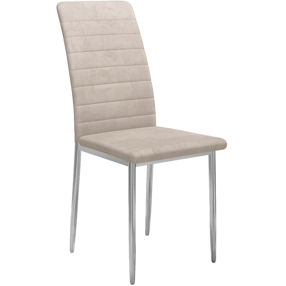 Стул DikLine ТЕКС каркас хром/ B03 BEIGE Стул DikLine ТЕКС каркас хром/ B03 BEIGE