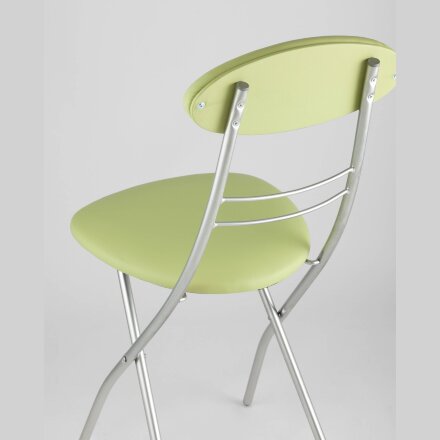 Стул складной Stool Group М8-01 Компакт фисташка металлический каркас, кожа PVC 