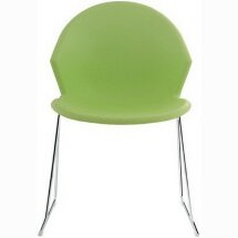 Стул пластиковый на металлокаркасе Smile-3 синий RAL 5002