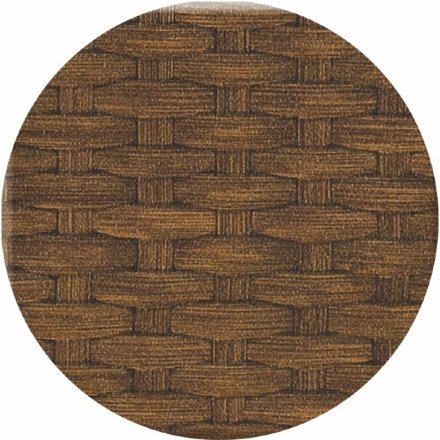 Круглая столешница Werzalit (90 см) 495 темный ротанг цвет 