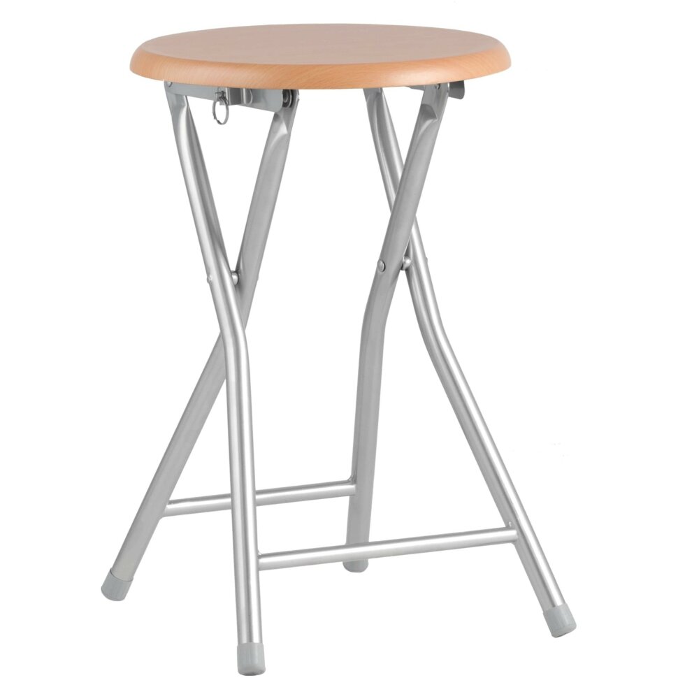 Табурет складной Stool Group МДФ бежевый/бук, сиденье - МДФ, каркас - сталь, порошковое напыление, металлические ножки Табурет складной Stool Group МДФ бежевый/бук, сиденье - МДФ, каркас - сталь, порошковое напыление, металлические ножки