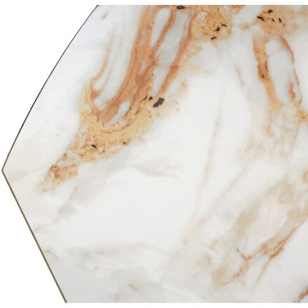 Стол TERAMO 135 GLOSS GRAND JADE SOLID CERAMIC, керамика, поворотн.механизм / Черный каркас, ®DISAUR 