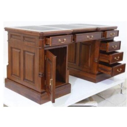 Стол двухтумбовый BPD 160 dark brown 