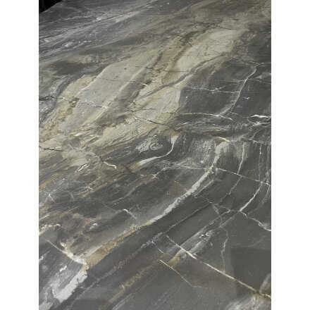 Стол IVAR 180 MARBLES KL-80 Серый мрамор, итальянская керамика, ®DISAUR 