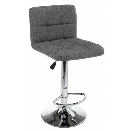 Барный стул Paskal grey fabric 