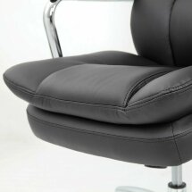 Кресло офисное BRABIX PREMIUM &quot;Amadeus EX-507&quot;, экокожа, хром, черное, 530879