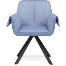 Стул на металлокаркасе Каита neptun 35 / flex 754 / черный