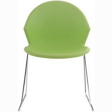 Стул пластиковый на металлокаркасе Smile-3 красный RAL 527 Красный
