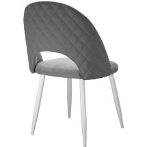 Стул DikLine 217 B22 GREY, ножки белые
