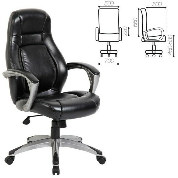 Кресло офисное BRABIX PREMIUM "Turbo EX-569", экокожа, спортивный дизайн, черное, 531014 Черный Кресло офисное BRABIX PREMIUM "Turbo EX-569", экокожа, спортивный дизайн, черное, 531014 Черный
