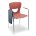 Стул PLUTO - 4ПП Red P1797U Красный