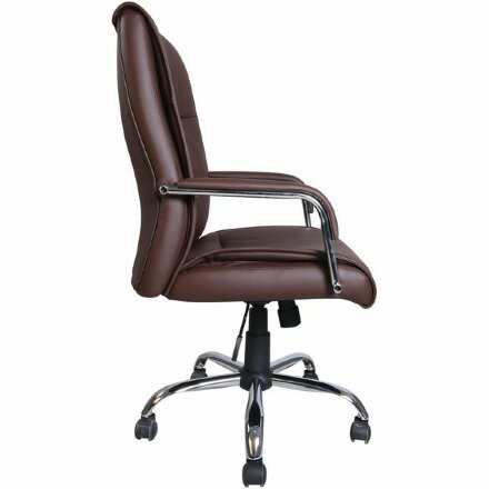 Кресло офисное BRABIX &quot;Space EX-508&quot;, экокожа, хром, коричневое, 531164 Коричневый