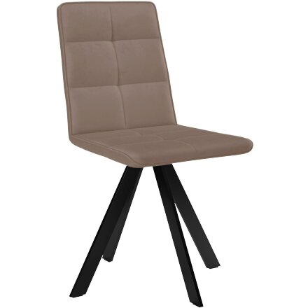 Стул DikLine 230 поворотный B5 LATTE, ножки черные 