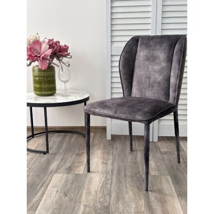 Стул SONDRIO Grey Color-32, велюр / каркас в &quot;чулках&quot;, ®DISAUR 