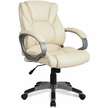 Кресло офисное BRABIX &quot;Eldorado EX-504&quot;, экокожа, бежевое, 531167 Бежевый