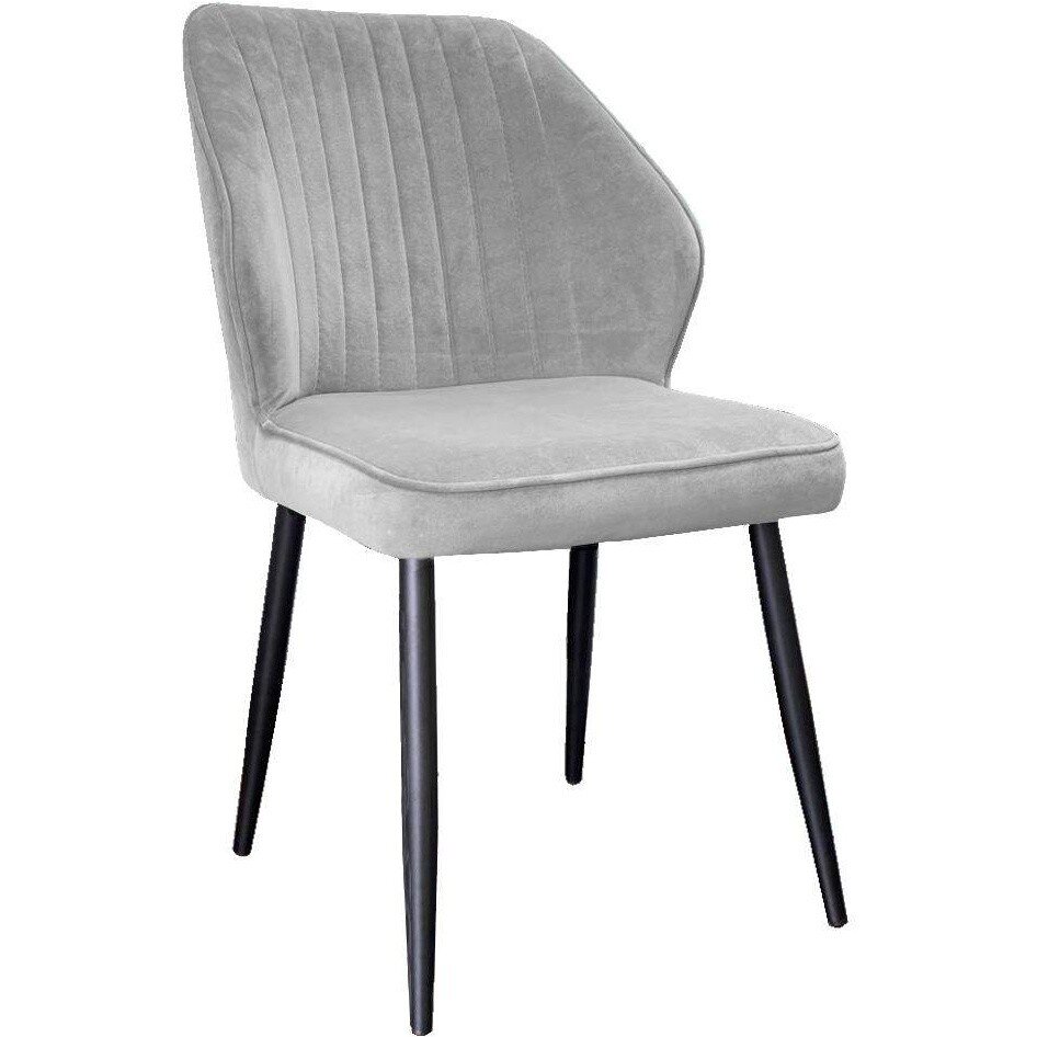 Стул DikLine 222 B22 GREY, ножки черные Стул DikLine 222 B22 GREY, ножки черные
