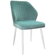Стул DikLine 222 B15 MINT, ножки белые