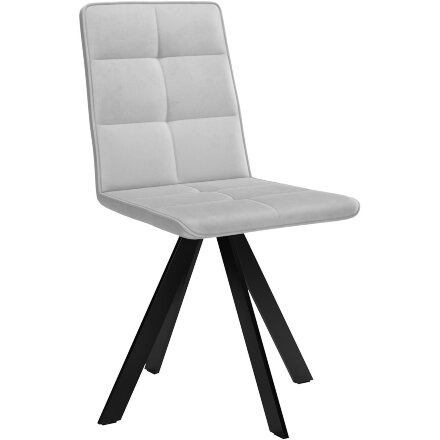 Стул DikLine 230 поворотный B22 GREY, ножки черные 