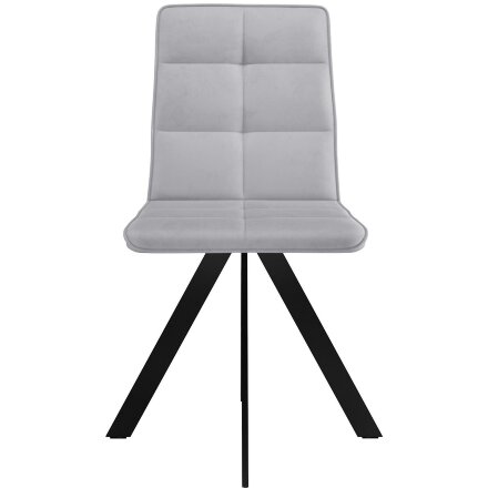 Стул DikLine 230 поворотный B22 GREY, ножки черные 