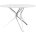 Стол обеденный Stool Group Балтимор 120*120 белый стеклянный 