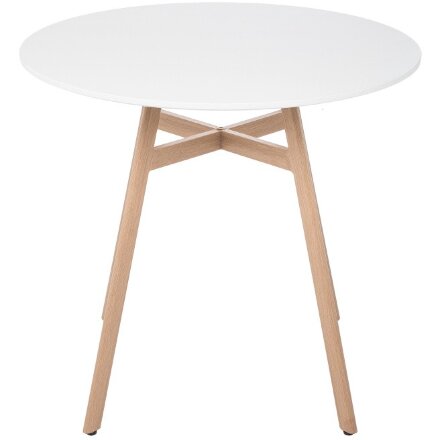 Обеденная группа Гуанора 90 white / wood 