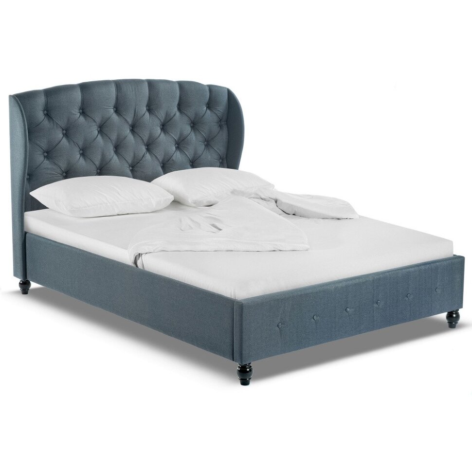 Кровать Hadson 160х200 blue Кровать Hadson 160х200 blue