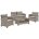 Плетеный комплект мебели с диваном AFM-804B Beige 