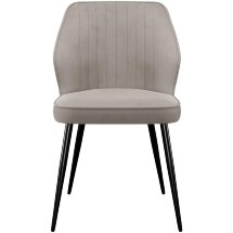 Стул DikLine 222 B03 BEIGE, ножки черные