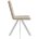 Стул DikLine 230 поворотный B03 BEIGE, ножки белые 