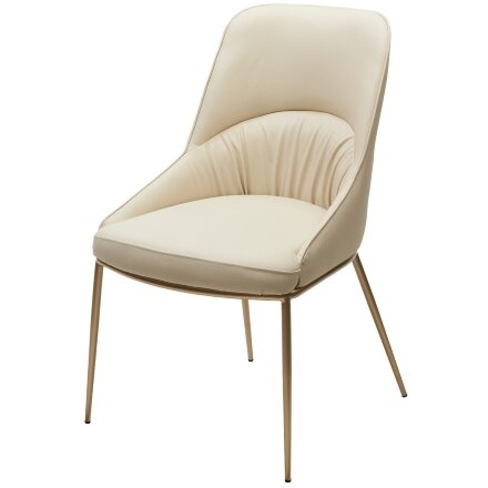 Стул ABRIOLA Milk Ti-02, PU / шампань, ®DISAUR 