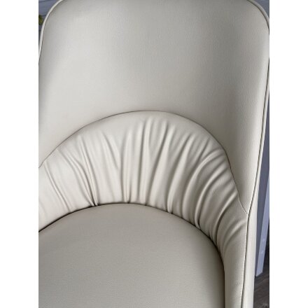 Стул ABRIOLA Milk Ti-02, PU / шампань, ®DISAUR 