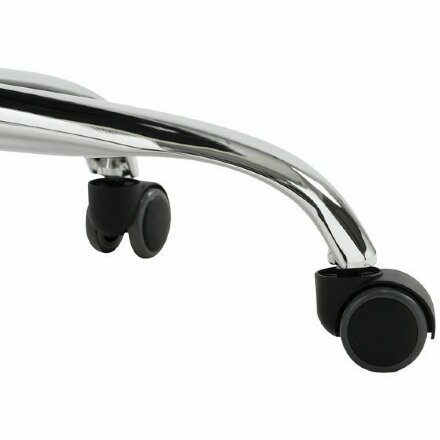 Кресло офисное BRABIX &quot;Style EX-528&quot;, экокожа, хром, черное, 531947 Черный