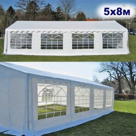 Шатер-павильон AFM-1032W White (5х8) 