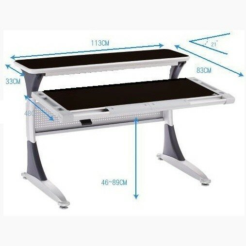 Детская парта Comf-pro Harvard BD333 трансформер клен/серый Серый Детская парта Comf-pro Harvard BD333 трансформер клен/серый Серый