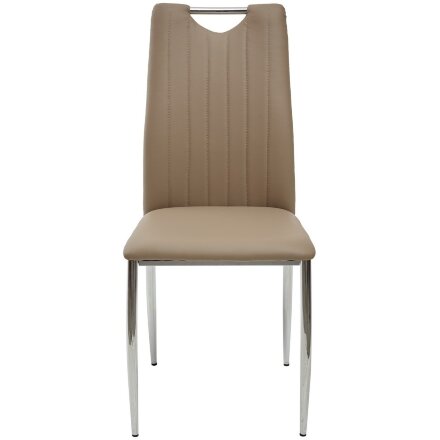 Стул COMFORT 999 PU#654 серо-коричневый, экокожа М-City 