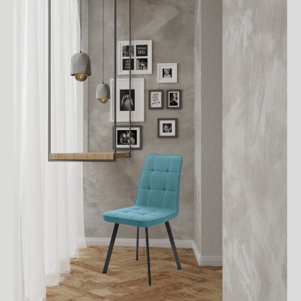 Стул DikLine 207 B15 MINT, ножки черные 
