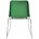 Стул пластиковый на металлокаркасе Vicenza -3 Verde green Ral 6032 Зеленый