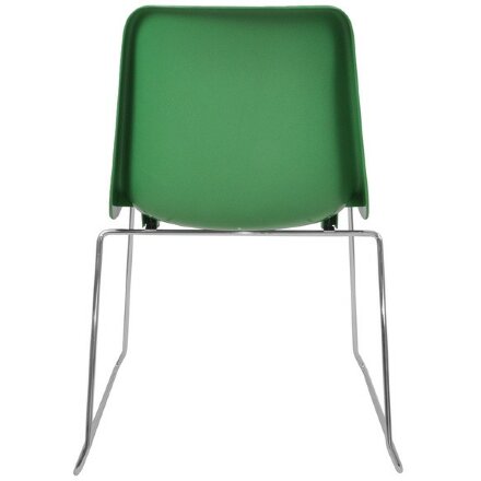 Стул пластиковый на металлокаркасе Vicenza -3 Verde green Ral 6032 Зеленый