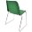 Стул пластиковый на металлокаркасе Vicenza -3 Verde green Ral 6032 Зеленый