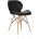Стул Stool Group Butterfly, черный обивка экокожа ножки массив дерева 