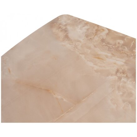 Керамический стол Rivoli 140 gloss amber jade solid ceramic / black 