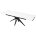 Стол FORIO 160 MATT WHITE MARBLE SOLID CERAMIC / BLACK, ®DISAUR 