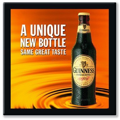 Квадратная столешница Werzalit (60х60 см) Guinness печать Квадратная столешница Werzalit (60х60 см) Guinness печать