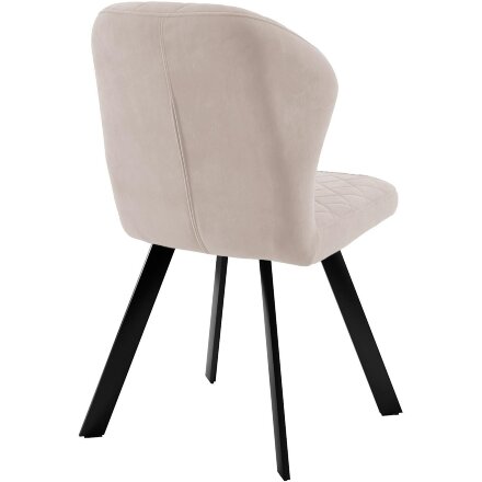 Стул DikLine 339 поворотный B03 BEIGE, ножки черные 