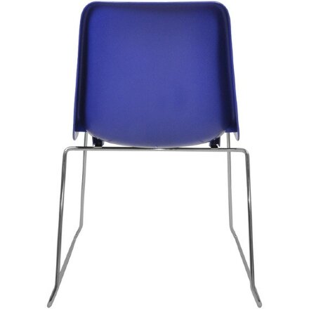 Стул пластиковый на металлокаркасе Vicenza -3 Blu blue RAL 5002 Синий