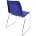 Стул пластиковый на металлокаркасе Vicenza -3 Blu blue RAL 5002 Синий